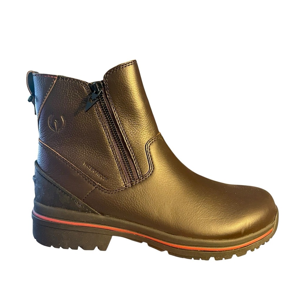 Kerrits Woodstock Waterproof Barn Boot Boots Walnut Brown US 9.5 EU 40.5 80015 - Picture 2 of 5